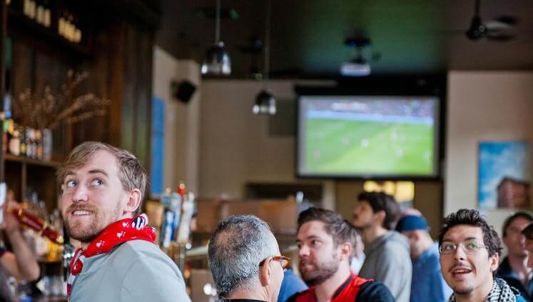 CROWD WATCHING FOOTBALL MATCH (2)